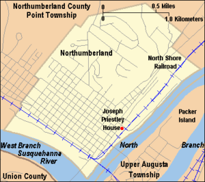 Priestley House Northumberland Map
