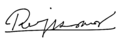 Raj Kapoor signature