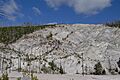 Roaring Mountain in Yellowstone