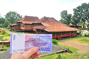 Rumah Limas of IDR 10000 banknote