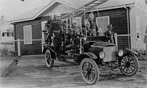 Sandgate Fire Brigade, Brisbane, 1923