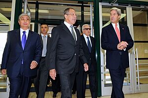 Secretary Kerry, Russian Foreign Minister Lavrov Meet with UN Special Envoy Brahimi (9757147883)