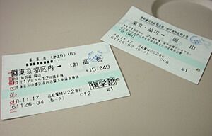 Shinkansen tickets