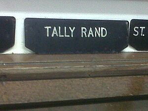 Sorting label for Tally Rand in Levenshulme
