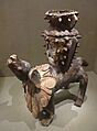 Spiked vessel or incense burner in the form of a dog, Guatemala, Lake Atitlan, Maya, 900-1200 AD, earthenware - De Young Museum - DSC00629