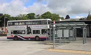 St Austell Bus Station - First 31828 (R908RYO)