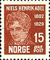 Stamps of Norway, 1929-Niels Henrik Abel2