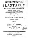 Supplementum Plantarum Systematis Vegetabilium