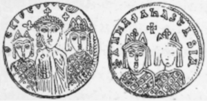 Theophilos, Theodora and daughters