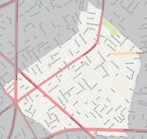 Street map of Unión