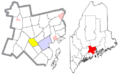 Waldo County Maine Incorporated Areas Morrill Highlighted