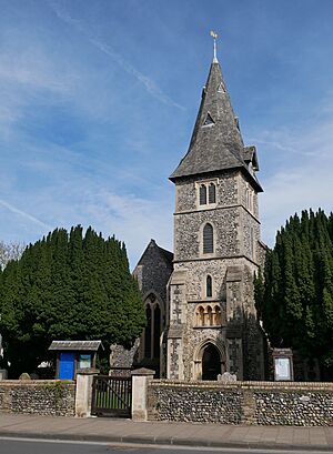 West Face of the Church of Saint Mary the Virgin, Hayes (02)