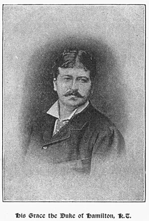 William Alexander Louis Stephen Douglas-Hamilton, 12th Duke of Hamilton - Suffolk Celebrities 1893