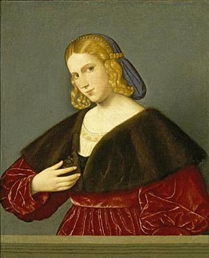 'Portrait of a Woman', painting by Vincenzo Catena, c. 1520, El Paso Museum of Art