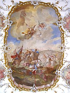 1744 Seeg Schlacht auf dem Lechfeld