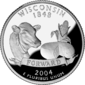 Wisconsin quarter dollar coin