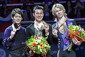 2011 World Championships Men Podium