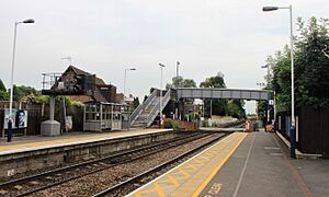 2014 at Attenborough station - looking westwards