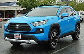 2019 Toyota RAV4 Adventure (United States) front view (cropped)