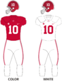Alabama crimson football uniform