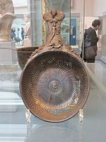 Ancient syro-romanian silver Patera