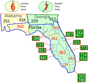 Area code FL