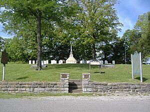 Battle of Tebb's Bend Monument far