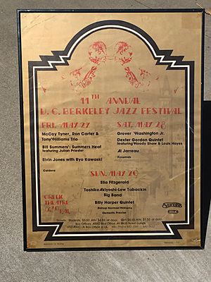 Berkeley Jazz Festival - poster for 1977