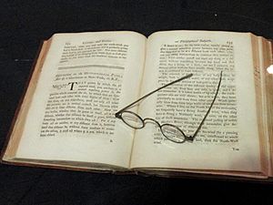 Bifocals by Benjamin Franklin - Franklin Institue - DSC06605