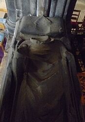 Bishop Wishart's effigy, crypt of Glasgow Cathedral