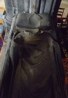 Bishop Wishart's effigy, crypt of Glasgow Cathedral