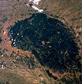 Black hills from space