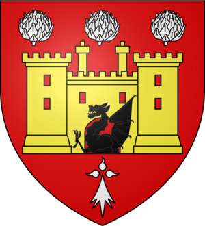 Blason ville fr Cléder (Finistère)