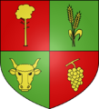 Blason ville fr Lapouyade (Gironde)