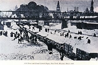 Blizzard 1888 Grand Central NY