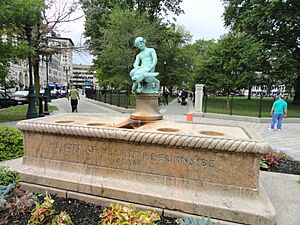 Burnside Fountain - Worcester, MA - DSC05763