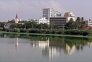 CSI church and LIC building, Coimbatore