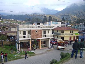 Cantel from the Quetzaltenango - Retalhueu highway