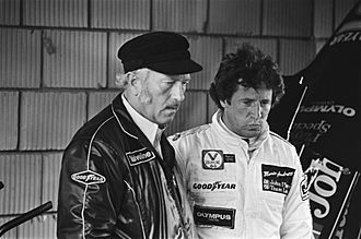 Chapman and Andretti at 1978 Dutch Grand Prix