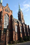 Chorzow Batory kosciol NMP transept i wieza