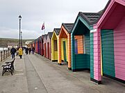 Christmas Day at Saltburn (geograph 7677150)