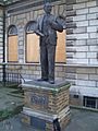 Clement Attlee statue - Limehouse library