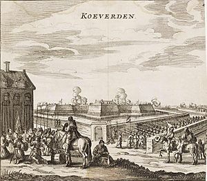 Coevorden taken by Maurice of Nassau in 1592 - Coevorden ingenomen door Maurits in 1592 (Johannes Janssonius).jpg