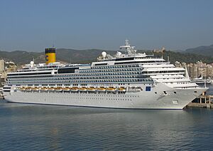 Costa Concordia in Palma, Majorca, Spain