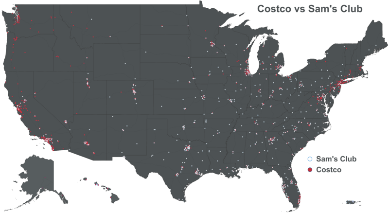 Costco vs Sam's Club
