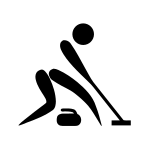 Curling pictogram