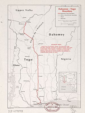 Dahomey-Togo boundary. LOC 85697543
