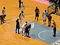 Dean Smith Center with game in session