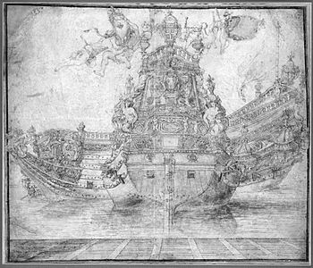 Design for the decoration of a Warship MET 178828