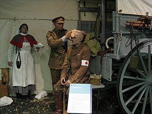 Diorama at Army Medical Services Museum